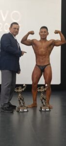 Gana deportista huatusqueño 1 er lugar fisicoculturismo en el selectivo Estatal de la federación de AFFEV